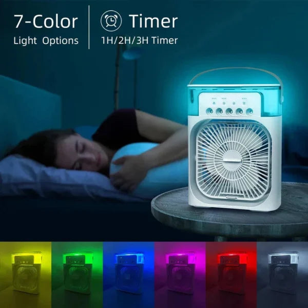 10 Inch Portable Air Conditioner Fan | Mist Water, And Humidifier